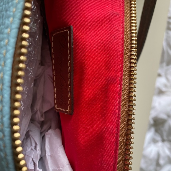 Dooney & Bourke crossbody bag large light blue - Picture 8 of 10